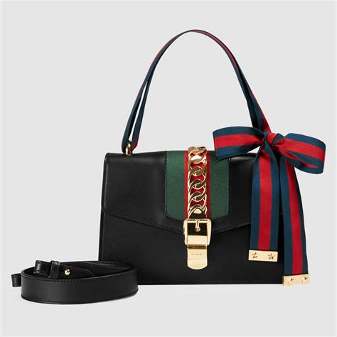 gucci sac sylvie|Gucci sylvie leather shoulder bag.